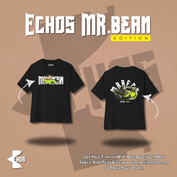 Dropshoulder T-shirt with Mr.Bean Design