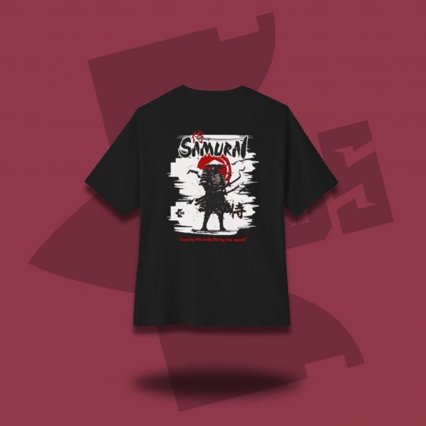 Echos Samurai Back Dropshoulder oversize T-shirt